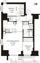 フレンシア御徒町の物件間取画像